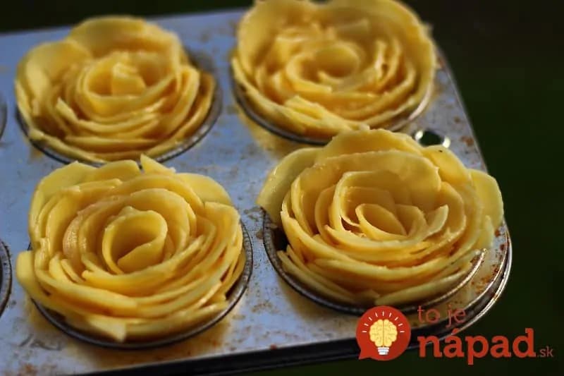 Pečené zemiakové ružičky so syrom