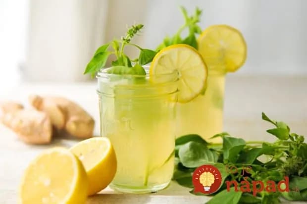 Zázvorová limonáda osvieži a postaví na nohy