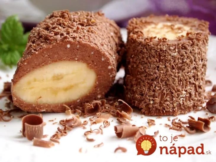 Fotopostup: Nepečená tvarohovo-banánová roláda