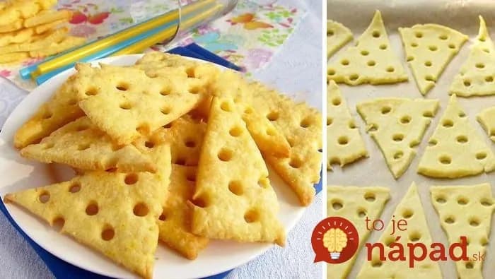 Domáce syrové krekry zo 4 surovín!