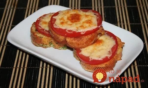 Fotopostup: Francúzsky toast s paradajkami a syrom