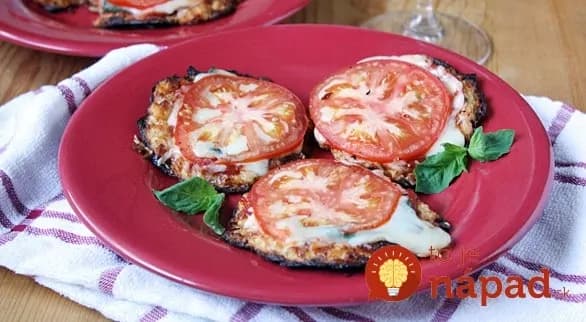 Fitness karfiolové mini pizze