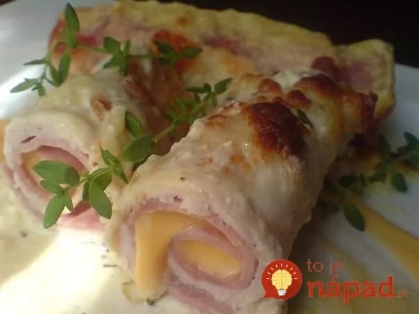 Kuracie závitky v smotanovej omáčke