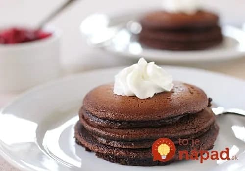 5 minútové čokoládové lievance