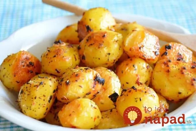 Chrumkavé zemiaky pečené na masle