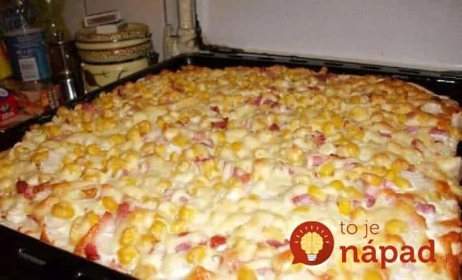 Fantastická smotanová pizza