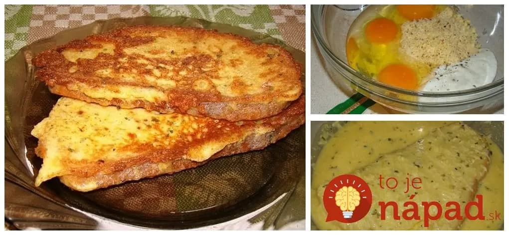 Chlieb v syrovo-smotanovom cestíčku