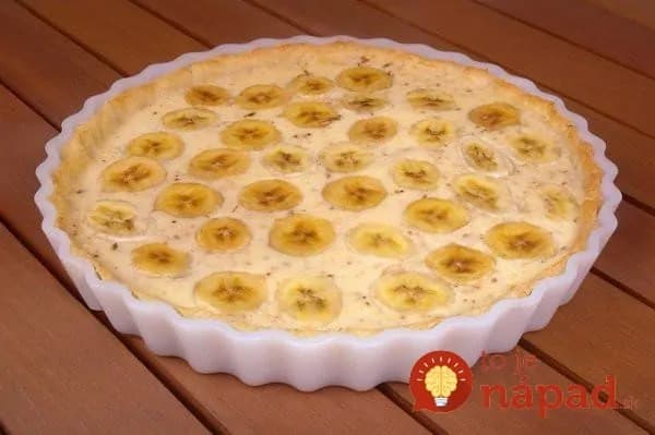 Lahodný banánový koláčik