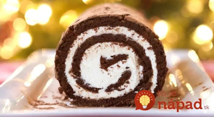 Zdravá čokoládová roláda: Na jej prípravu nepotrebujete ani gram múky