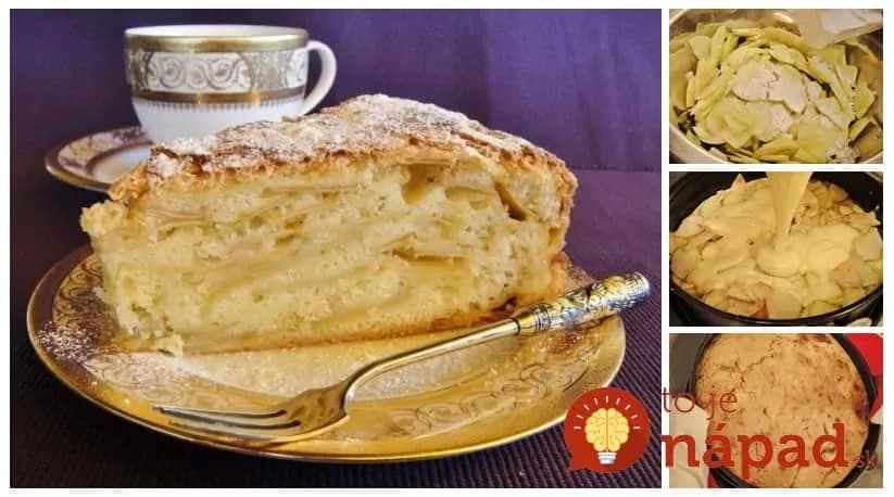 Ľahký koláčik „Jablkový sen“