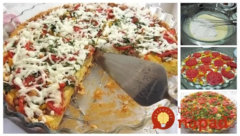 Blesková kuracia pizza