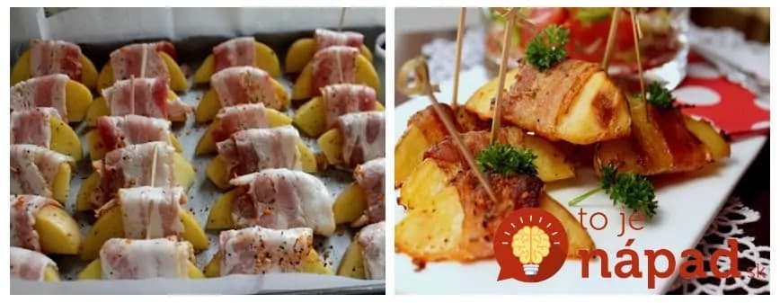 Pečené zemiaky v slaninke