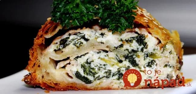 Vynikajúca slaná roláda z lístkového cesta