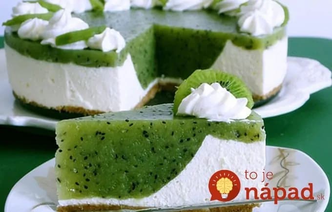 Nepečená Kivi torta