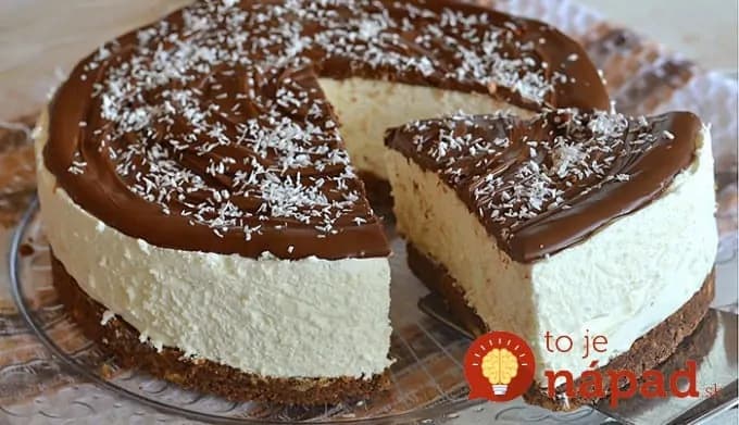 Nepečená krémová torta s Nutellou