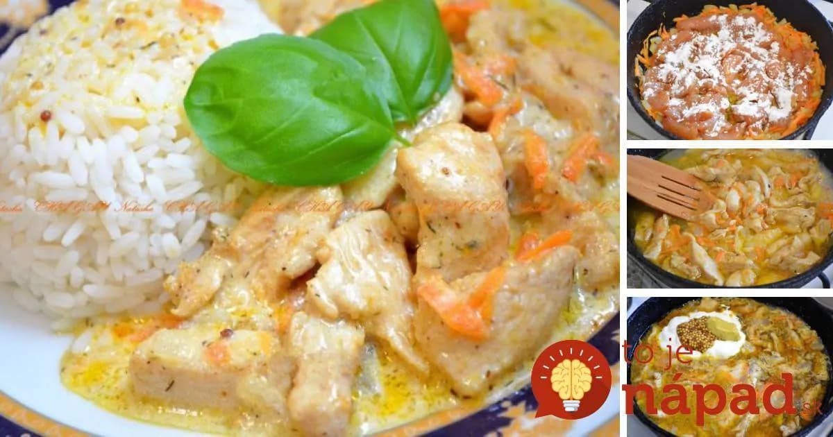 Kuracie kúsky v krémovo-horčičnej omáčke