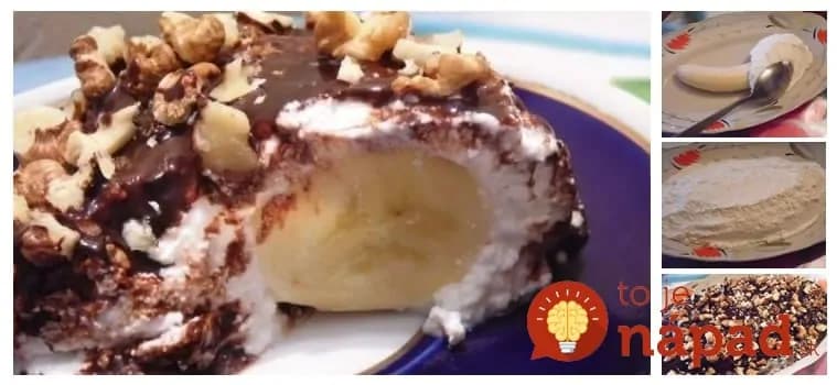 Banán v krémovom kožúšku