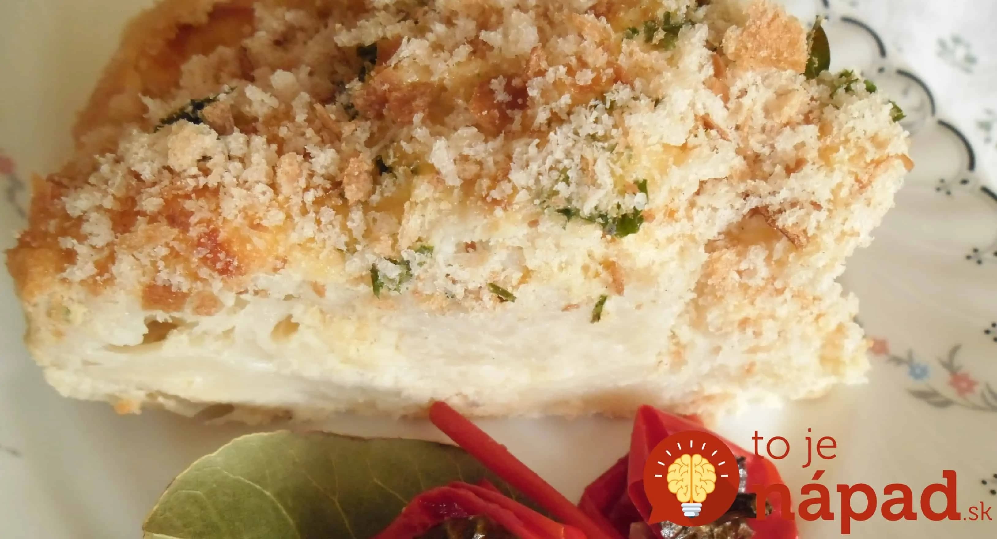 Chrumkavý karfiol pečený v smotanovo-syrovom kabátiku