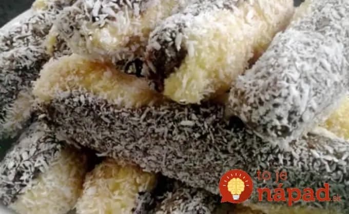 Bez pečenia: Strapaté kokosové tyčinky