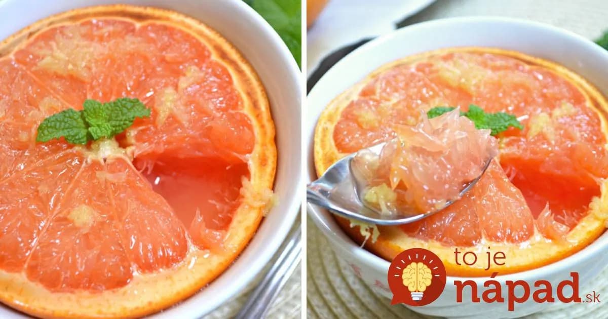 Toto naštartuje metabolizmus po sviatkoch: Grapefruit pečený s medom a zázvorom – zázrak na chudnutie!
