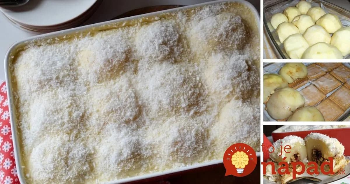 Zasnežená jablková perinka