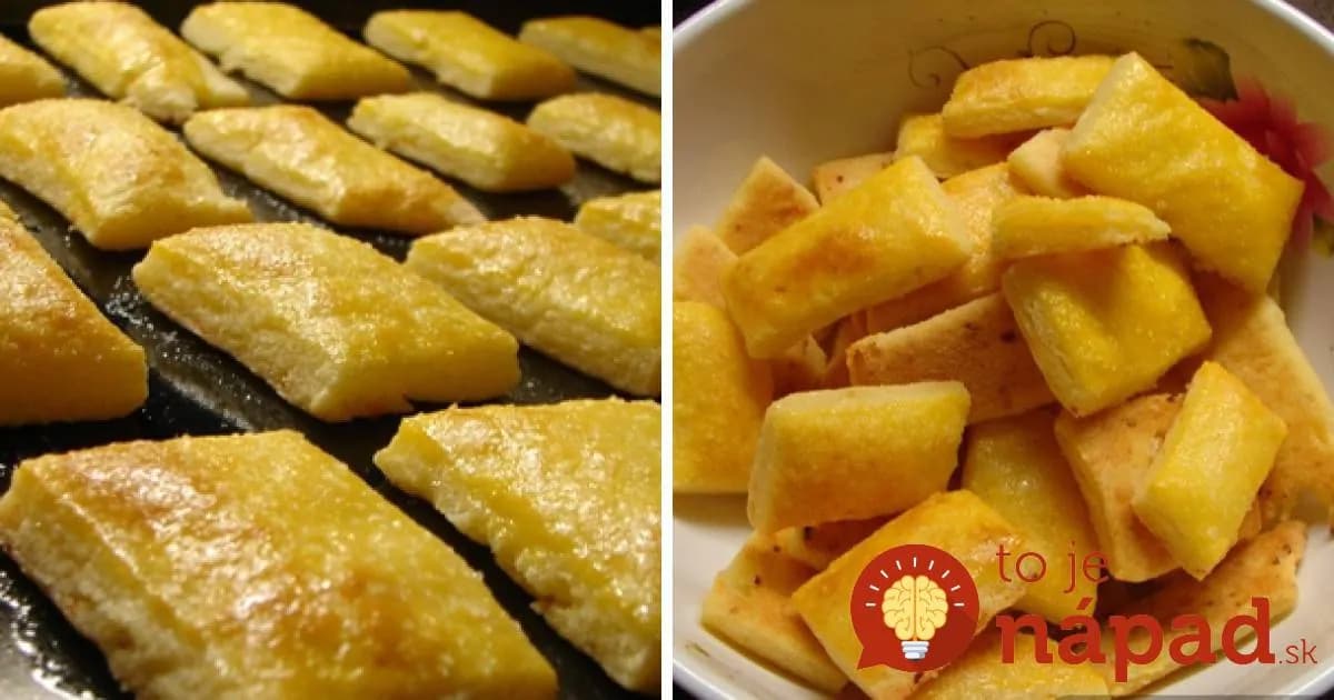 Domáca syrová pochúťka namiesto krekrov z obchodu