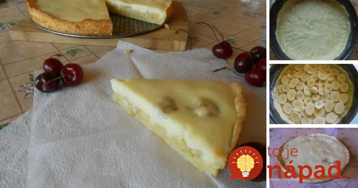 Vynikajúca banánovo-smotanová torta