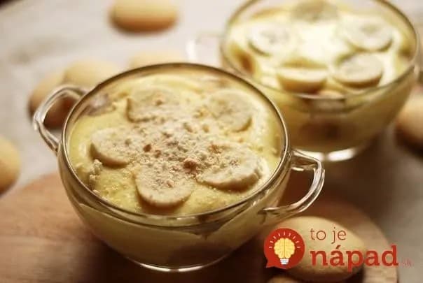 Zdravý a úžasne chutný banánový puding