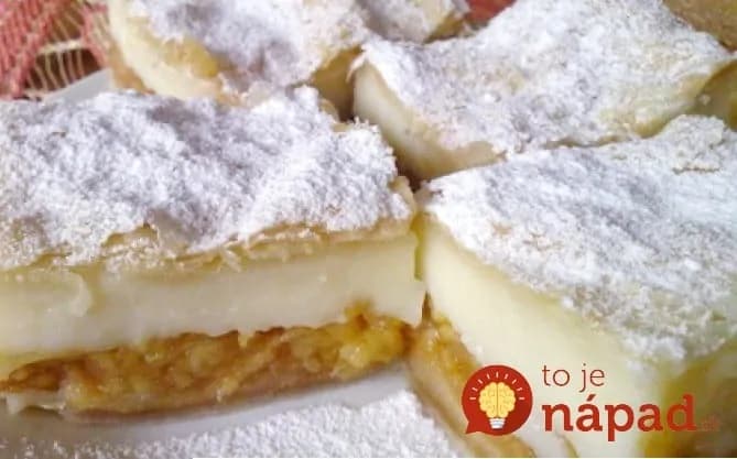 Fantastický a jednoduchý: Jablkovo-pudingový koláč z lístkového cesta