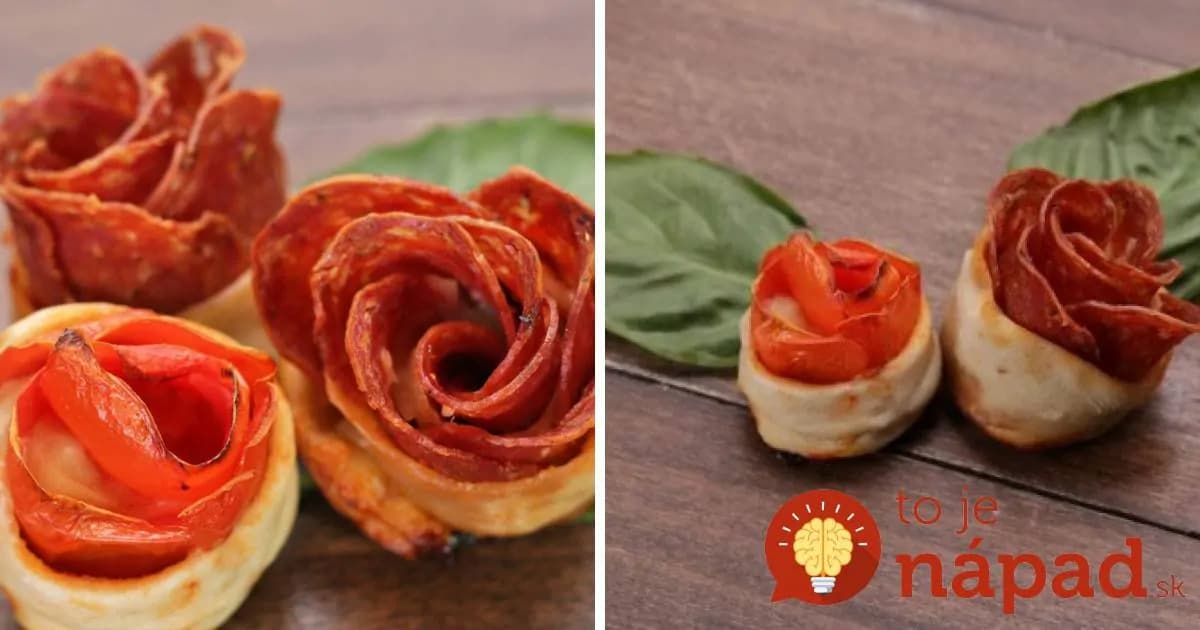 Jednoduchý návod ako pripraviť chutné Pizza ruže