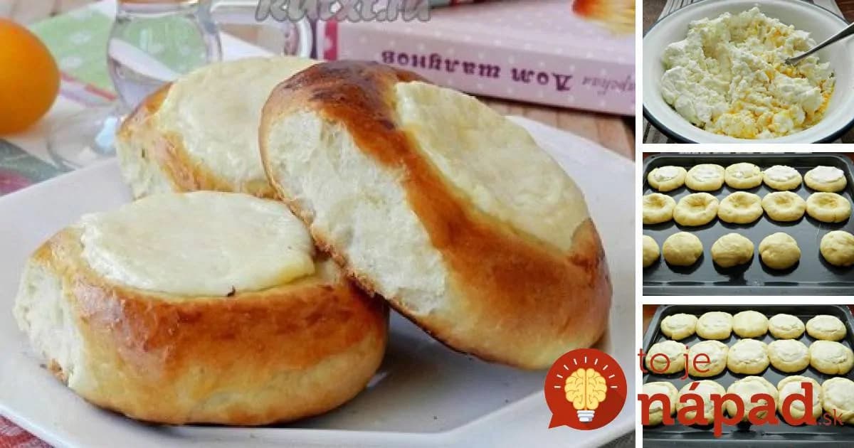 Kysnuté koláčiky s tvarohom