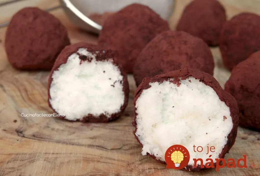 Nepečené tvarohovo-kokosové guľôčky