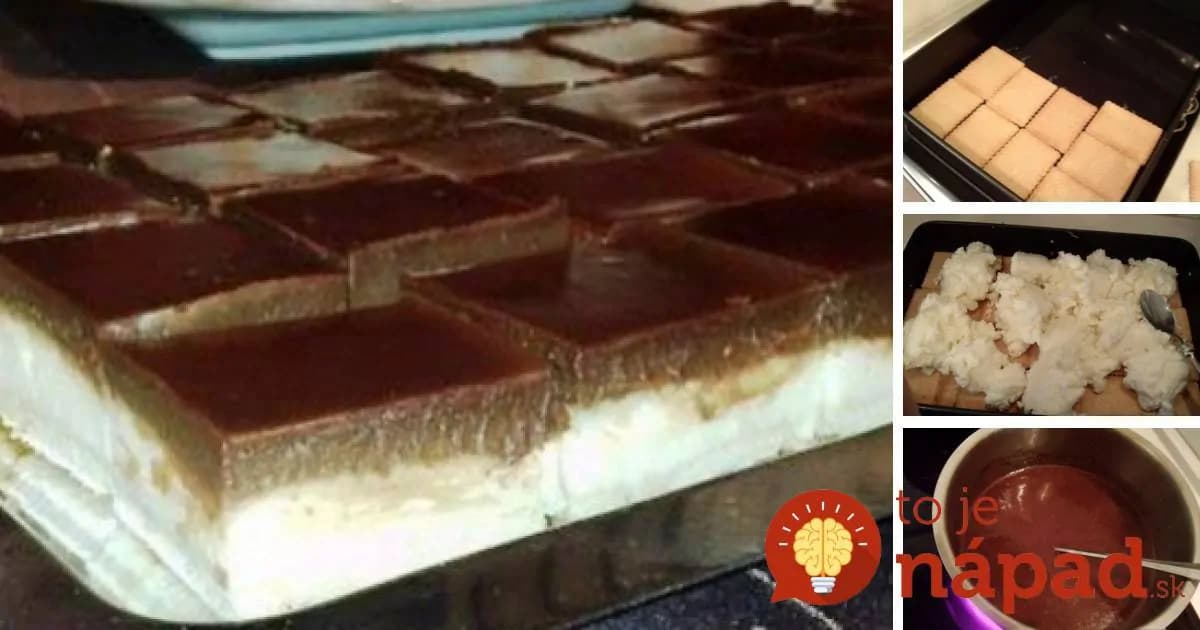 Rýchle Monte kocky z maslových sušienok