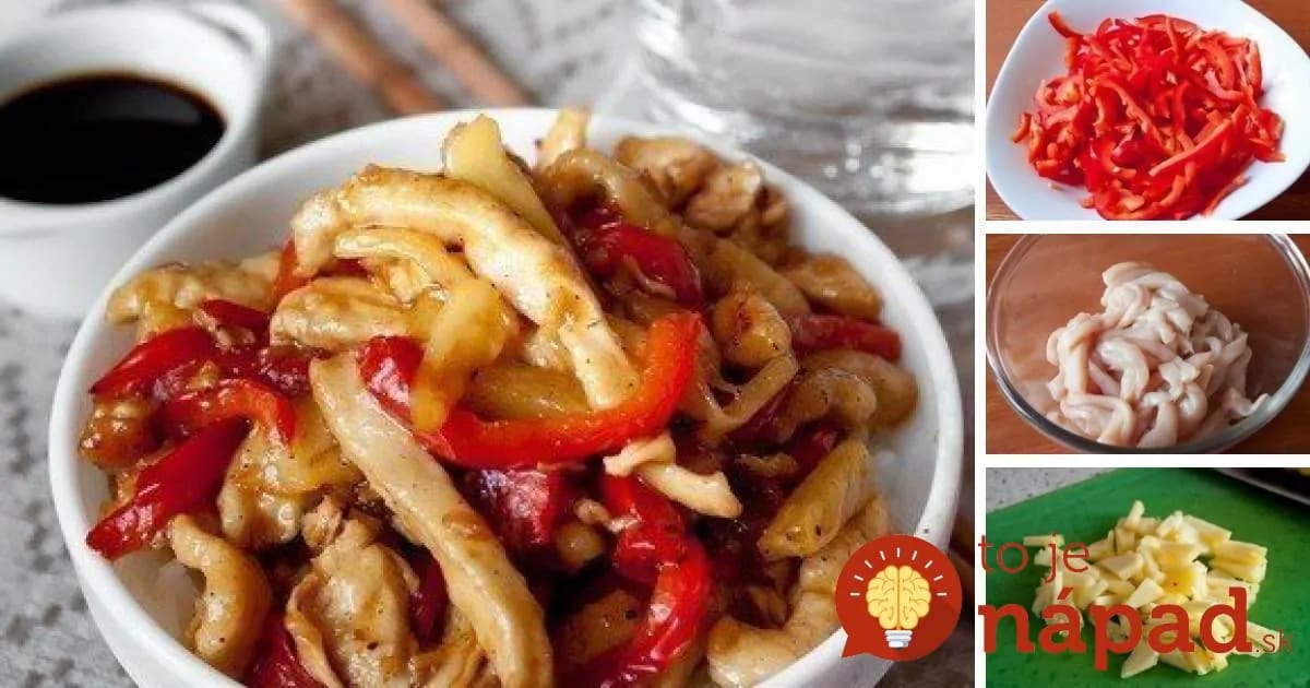 Kuracie prsia v sladkokyslej omáčke