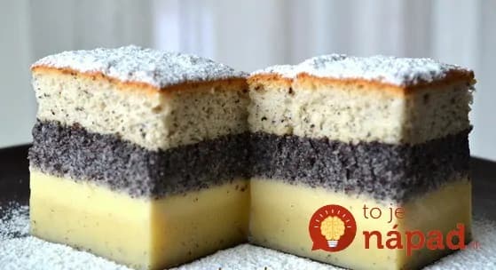 Chytrý zákusok s makom a bielou čokoládou