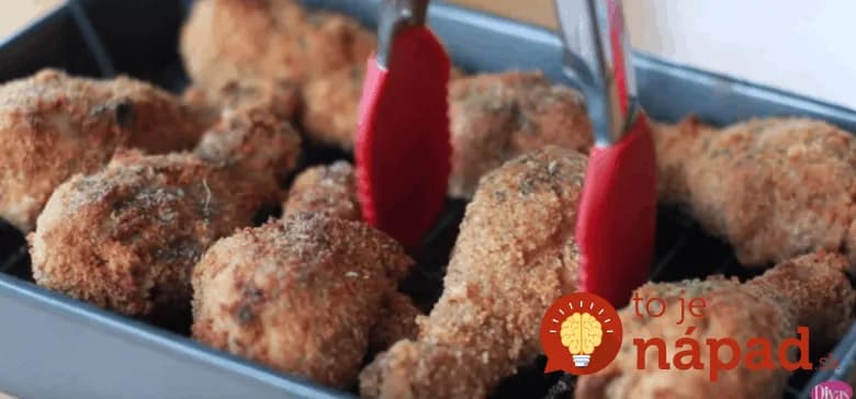 Chrumkavé kuracie stehienka bez vyprážania