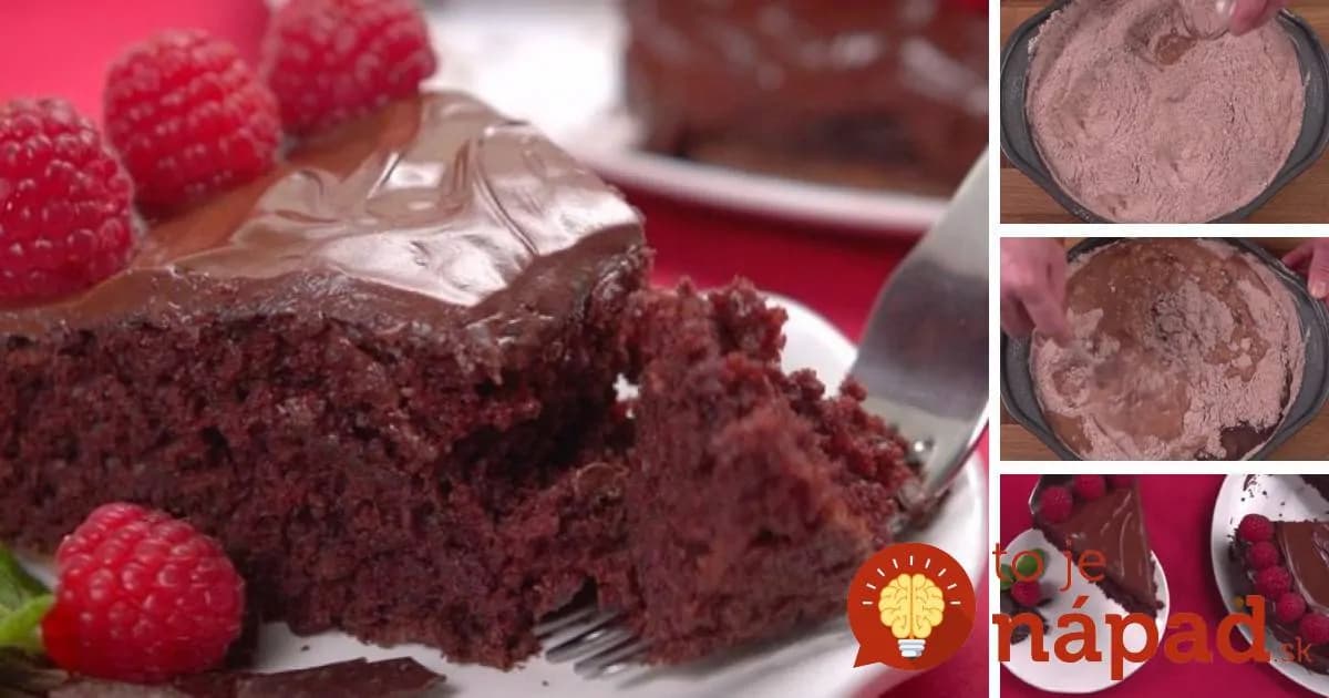Domáca „instantná“ čokoládová torta