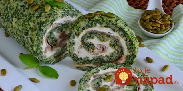 Najlepší recept zo špenátu: Pripravte z neho fantastickú roládu so syrom a šunkou!