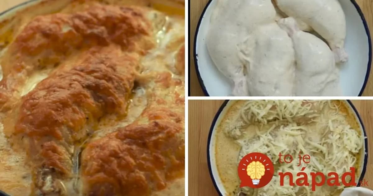 Šťavnaté kuracie stehná s kyslou smotanou!