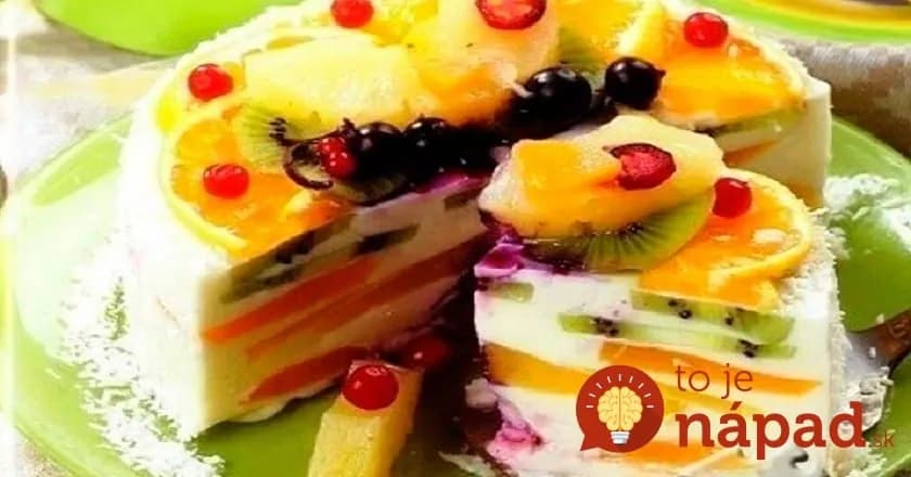 Tvarohovo-ovocná torta