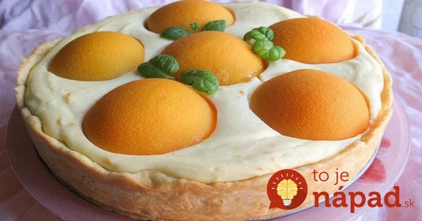 Fantastická broskyňová torta s tvarohom: Jednoduchá na prípravu a taká výborná, že si určite pridáte!