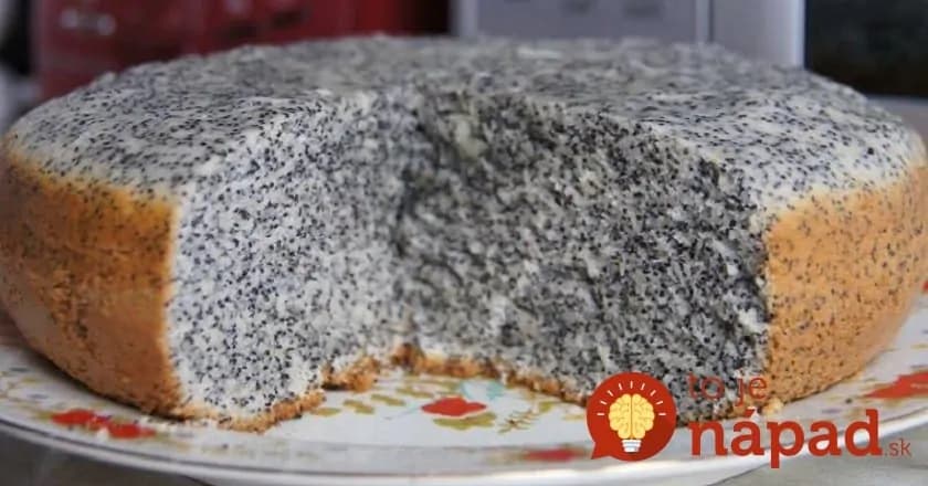 Hrnčekový makový koláč