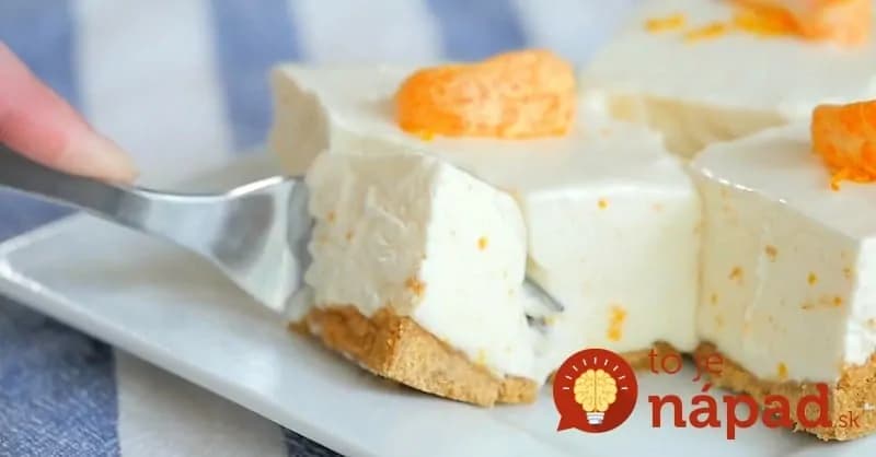 Ľadové pomarančovo-tvarohové kocky