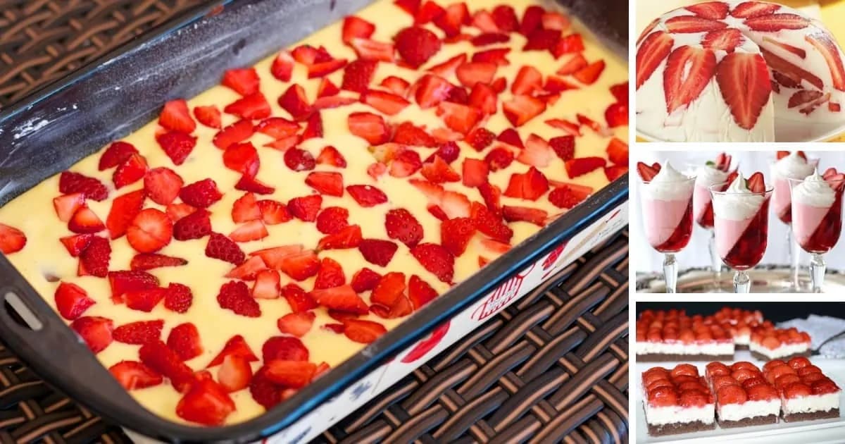 11 najlepších dezertov z jahôd