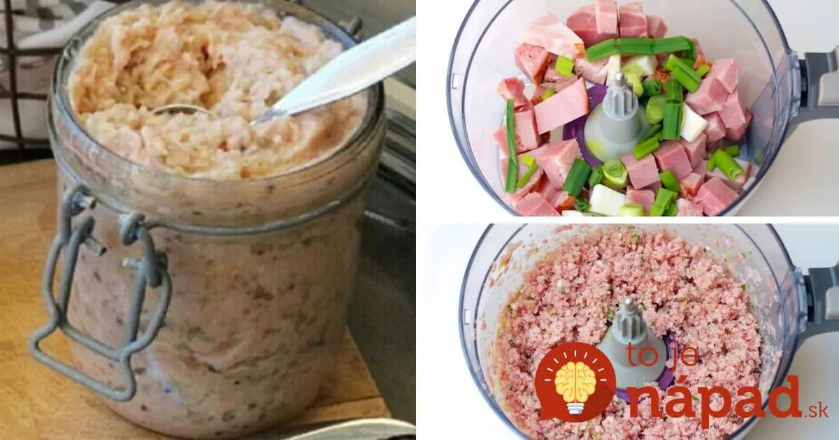 5-minútová šunková nátierka