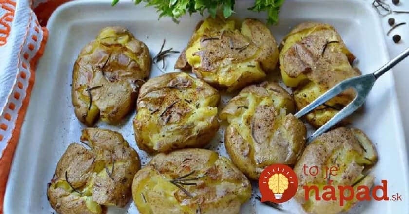 Rozpučené zemiaky s bylinkami