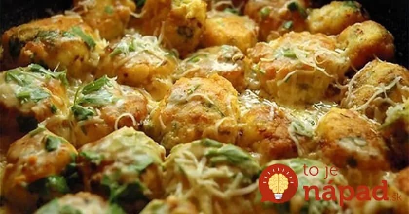 Jemné mäsové guličky v smotanovej omáčke