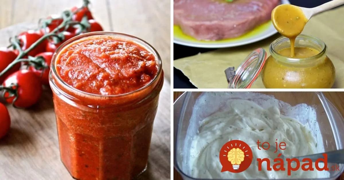 7 najlepších domácich omáčok na grilovanie či do šalátov
