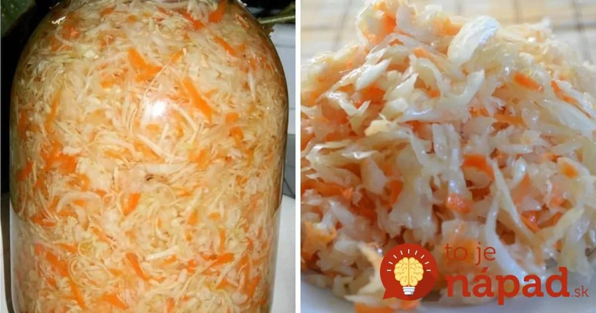 Chrumkavý kapustovo-mrkvový šalát bez zavárania