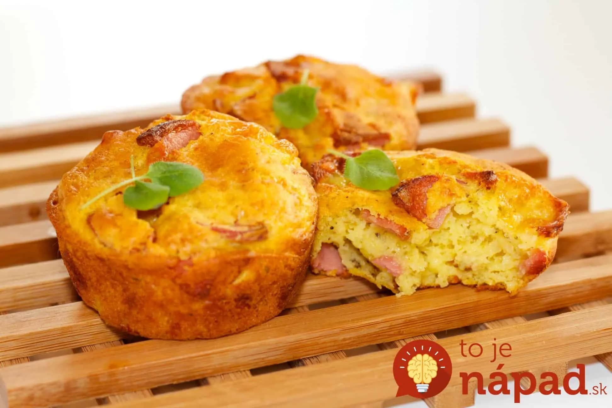 Hrnčekové Pizza muffiny s expresnou prípravou!